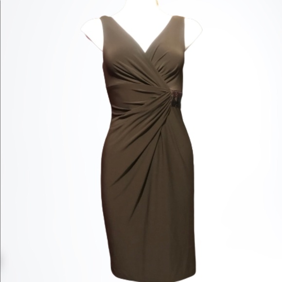 Anne Klein New York Brown Dress - Picture 1 of 5